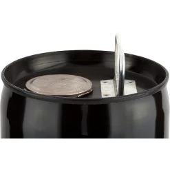 1 Gallon Black Tight Head Steel Pail, Rieke Opening, Epoxy Phenolic Lining -container 08wthl 3 3