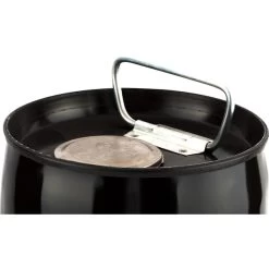 1 Gallon Black Tight Head Steel Pail, Rieke Opening, Epoxy Phenolic Lining -container 08wthl 4