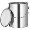1 Gallon Metal Paint Can W/Ears, Bail And Lid, Unlined, 7.66" H -container 1 gallon metal paint can with ears bail and lid unlined 30ws1t 1