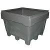 392 Gallon Gray Heavy Duty Bin, 4-Way Base, ArmorBin® 1056 -container 1000 gray 1 6