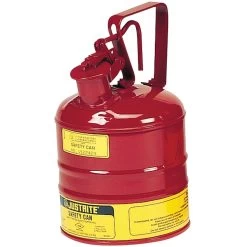 1 Gallon, Type I Safety Can W/Trigger-Handle For Flammables, Red (Multi-Lingual)