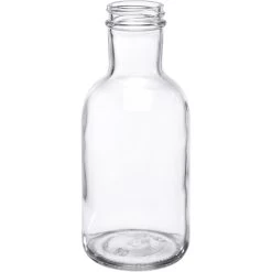 12 Oz. Clear Glass Stout Bottle, 38mm 38-405, 12/cs