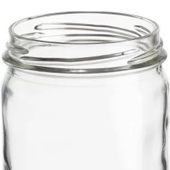 12 Oz. Clear Glass Mayo Jar, 70mm 70-2030, 12/cs -container 12oz clear glass mayo jar 70mm 70 2030 30wa37 2