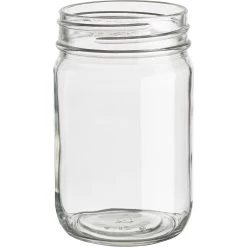 12 Oz. Clear Glass Mayo Jar, 70mm 70-450, 12/cs