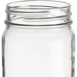 14 Oz. Clear Glass Mayo Jar, 70mm 70-450, 12/cs -container 14oz clear glass mayo jar 70mm 70 450 30wa78 3