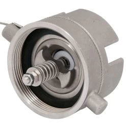 5-in-1 3" NPS Pressure/Vacuum Relief Vent, Viton O-Ring, Pressure 1.0-5.0 PSI, Vacuum 0.5 PSI, 316 SS, No Cable, W/Spark Arrestor -container 1661 3009 2 8