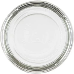 16 Oz. Clear Glass Mayo Jar W/ White Metal Lug Cap W/ Plastisol Liner, 70mm 70-2030 -container 16oz clear glass mayo jar 70mm 70 2030 99g625 4