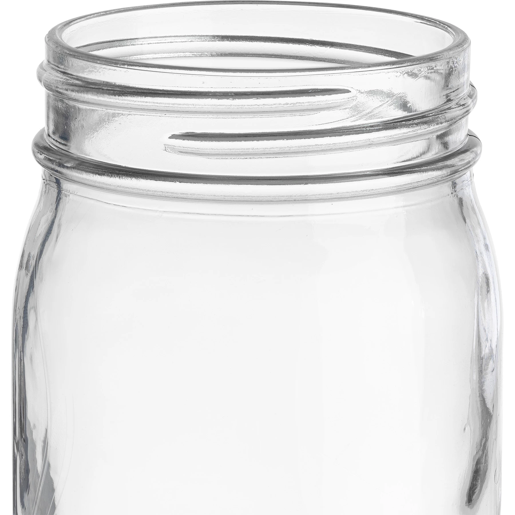 16 Oz. Clear Glass Mayo Jar W/ Gold Button Metal Cap W/ Plastisol Liner, 70mm 70G-450 6 16 Oz. Clear Glass Mayo Jar W/ Gold Button Metal Cap W/ Plastisol Liner, 70mm 70G-450 - Image 4