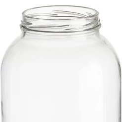 1/2 Gallon (64 Oz.) Glass Jar, 82mm 82-2040, 6/cs -container 1 2 gallon 64oz glass jar 82mm 82 2040 30wa67 2