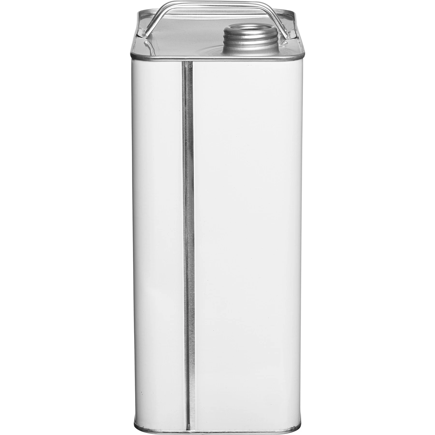 1 Gallon (128 Oz.) White F-Style Can With 1-3/4" Delta Opening - Image 3