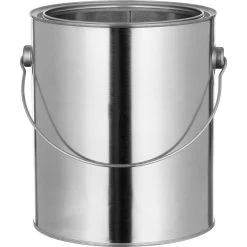 container -container 1 gallon metal paint can with ears bail and lid unlined 30wc1t 2