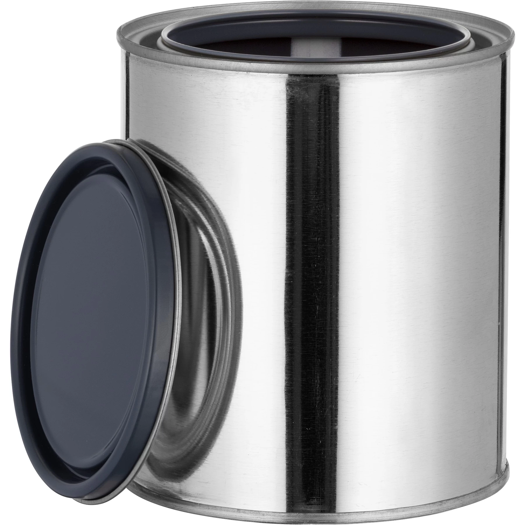 1 Quart Metal Paint Can With Lid, Gray Epoxy Phenolic Lined, 5" H (Case Pack) 3 1 Quart Metal Paint Can With Lid, Gray Epoxy Phenolic Lined, 5" H (Case Pack)