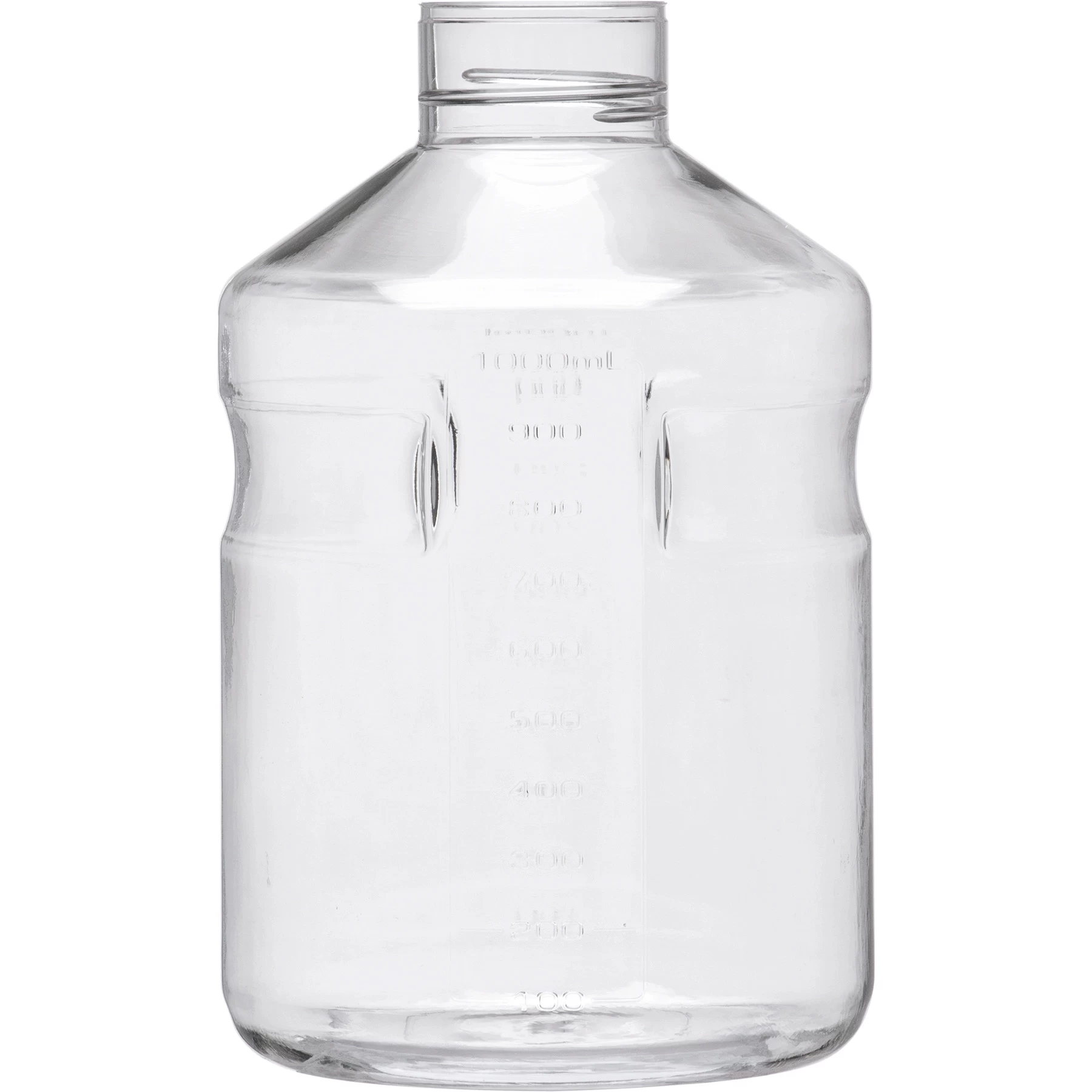 1L Clear PS Plastic Easy-Grip Media Bottle W/Cap, 24/cs (Corning® #430518) 4 1L Clear PS Plastic Easy-Grip Media Bottle W/Cap, 24/cs (Corning® #430518) - Image 2