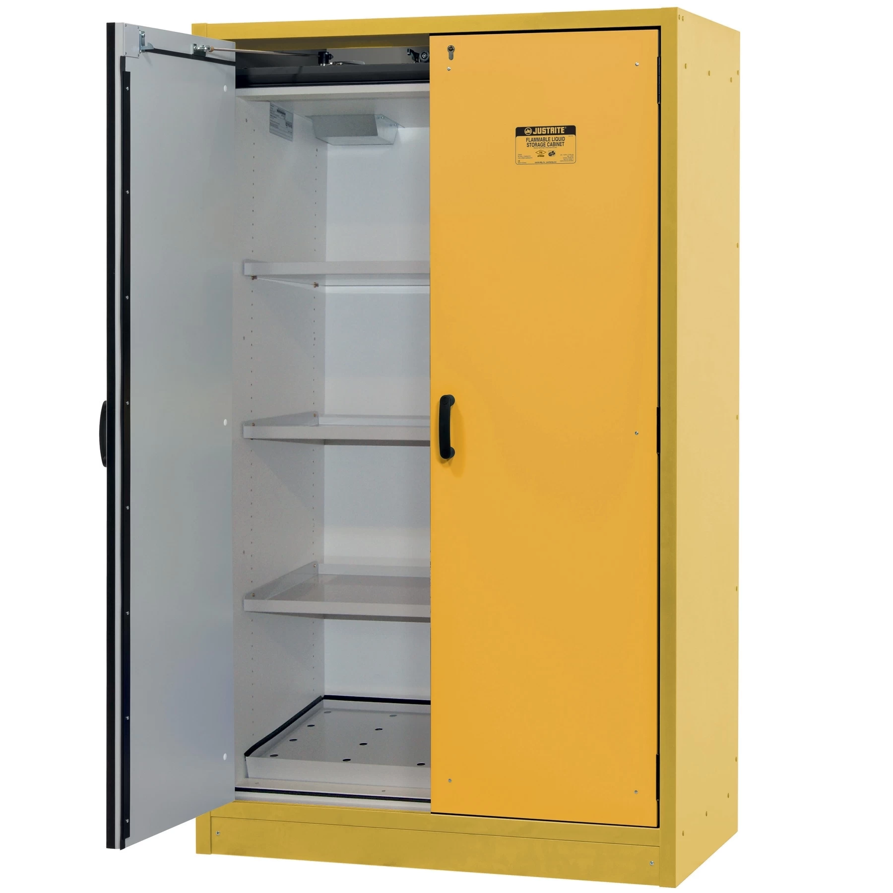 30-Minute EN Flammable Safety Cabinet, 45 Gallon, Yellow 5 30-Minute EN Flammable Safety Cabinet, 45 Gallon, Yellow - Image 3