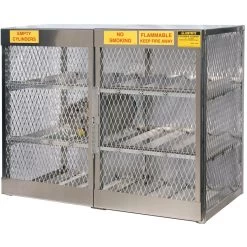 12 Cylinder Horizontal LPG Gas Aluminum Storage Locker (Justrite® 23004)