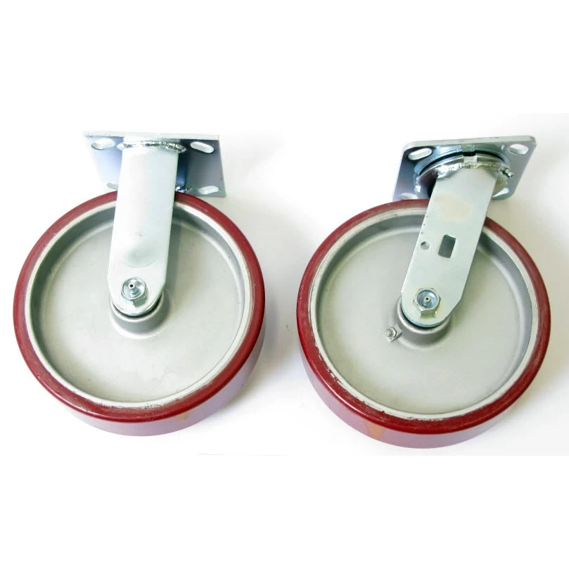 Wesco 30" X 60" Aluminum Platform Truck, Smooth, 8" X 2" Polyurethane Casters, 3,000 Lb. Capacity 5 Wesco 30" X 60" Aluminum Platform Truck, Smooth, 8" X 2" Polyurethane Casters, 3,000 Lb. Capacity - Image 3