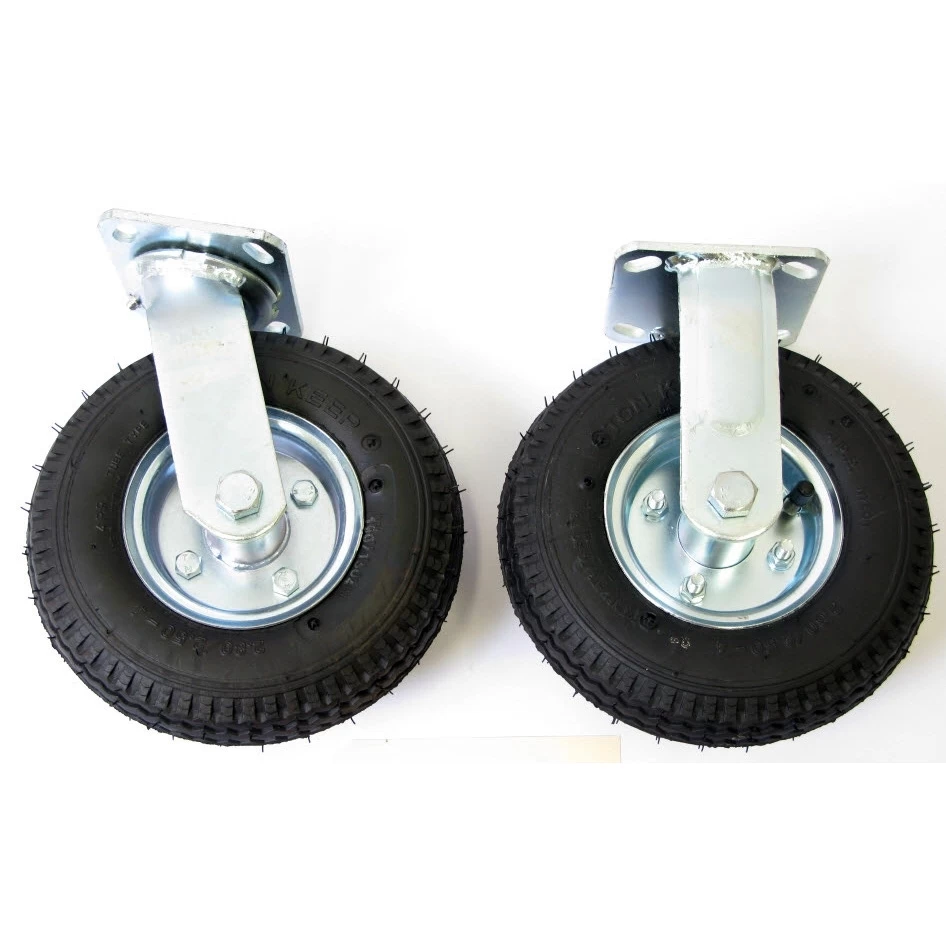 Wesco 36" X 72" Aluminum Platform Truck, Smooth, 8" X 2.5" Pneumatic Casters, 1,200 Lb. Capacity 5 Wesco 36" X 72" Aluminum Platform Truck, Smooth, 8" X 2.5" Pneumatic Casters, 1,200 Lb. Capacity - Image 3