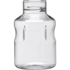 250ml Clear PS Plastic Easy-Grip Media Bottle W/Cap, 24/cs (Corning® #430281) -container 250ml clear ps plastic easy grip media bottle with cap 24 case corning 430281 68w281 2