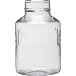 250ml Clear PS Plastic Easy-Grip Media Bottle W/Cap, 24/cs (Corning® #430281) -container 250ml clear ps plastic easy grip media bottle with cap 24 case corning 430281 68w281 4