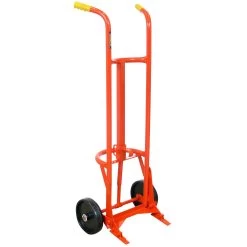 Wesco Drum Truck, 10" Polyolefin Wheels (for Steel Drums)