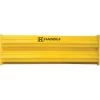 5' Heavy Duty Safety Guard Rail, Yellow, 13 Gauge Steel