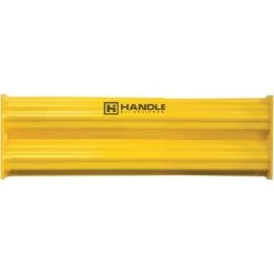 5' Heavy Duty Safety Guard Rail, Yellow, 13 Gauge Steel