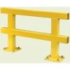 4' X 15" Heavy Duty Single Guard Rail, Yellow