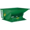 Green Steel Low Profile Super Heavy-Duty Self-Dumping Hopper, 4,000 Ib. Capacity -container 26bjgd 1