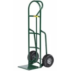 Loop Handle Shovel Nose Drum Hand Truck, 10" Pneumatic Wheels
