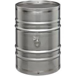 55 Gallon Stainless Steel Wine Barrel W/2" Tri-Clover