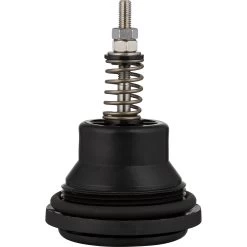 2" NPS Low Profile Pressure/Vacuum Relief Vent, Viton O-Ring, Pressure 3.0-6.5 PSI, Vacuum 0.5 PSI, PP