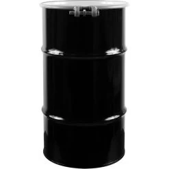 16 Gallon Steel Drum, UN Rated, Cover W/Bolt Ring