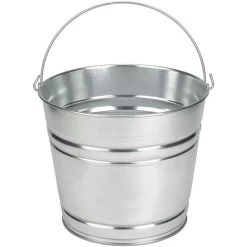10 Quart Galvanized Steel Bucket