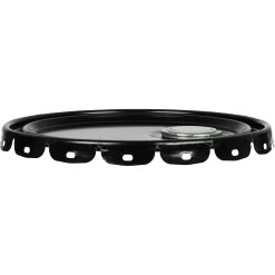 24 Gauge Black Steel Lug Cover, UN Rated, Pigmented Phenolic Lined W/Rieke Flexspout (S3 Series)