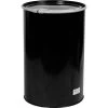 55 Gallon Steel Drum, Black, Straight Sided, Unlined, 20GA, Cover W/Lever Lock Ring 2 55 Gallon Steel Drum, Black, Straight Sided, Unlined, 20GA, Cover W/Lever Lock Ring -container 26w55s 1 6