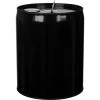 Lancaster 5 Gallon Black Tight Head Steel Pail, Rieke Opening, Unlined