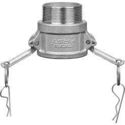 2" Female Camlock To 2" Male NPT Adapter, Stainless Steel