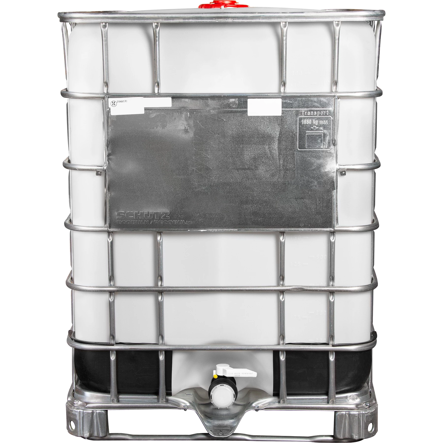 330 Gallon Schuetz IBC Tote, Rebottled, UN Rated, 2" Camlock Valve, Various Pallet Styles 4 330 Gallon Schuetz IBC Tote, Rebottled, UN Rated, 2" Camlock Valve, Various Pallet Styles - Image 2