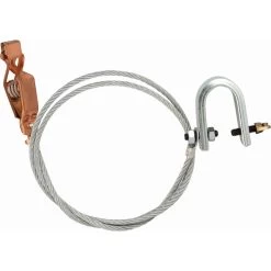 Wesco All-purpose Bond Grounding Wire For Drums With C-clamp And Alligator Clip