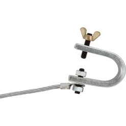 Wesco All-purpose Bond Grounding Wire For Drums With C-clamp And Alligator Clip -container 26wgw1 3