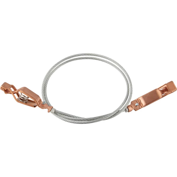 Wesco Bond Grounding Wire For Drums With Alligator Clips Only 3 Wesco Bond Grounding Wire For Drums With Alligator Clips Only