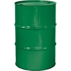 55 Gallon Asco Green Tight Head Steel Drum, Reconditioned, UN Rated, 2" & 3/4" Fittings, Unlined