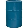 55 Gallon Chevron Blue Tight Head Steel Drum, Reconditioned, UN Rated, 2" & 3/4" Fittings, Lined -container 26wr82 1