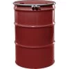 55 Gallon Mobil Red Steel Drum, Reconditioned, UN Rated, Unlined, Cover W/Bolt Ring, 2" & 3/4" Fittings 1 55 Gallon Mobil Red Steel Drum, Reconditioned, UN Rated, Unlined, Cover W/Bolt Ring, 2" & 3/4" Fittings -container 26wre8 1