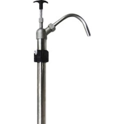 T-Handle Stainless Steel & PTFE Piston Drum Pump For 2" NPS, 22 Oz. Stroke
