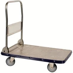 Wesco 19" X 29" Stainless Steel Folding Handle Truck, 440 Lb. Capacity