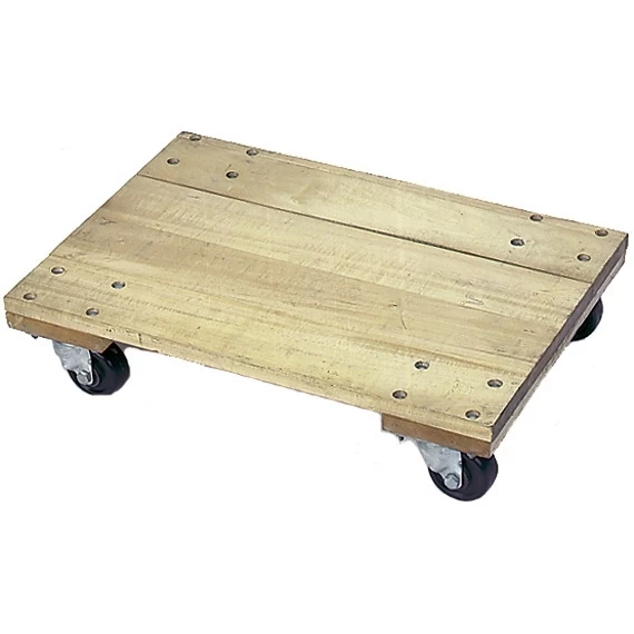 Wesco 30" X 18" Wood Dolly, Solid Platform, 4" Casters, 1,200 Lb. Capacity 3 Wesco 30" X 18" Wood Dolly, Solid Platform, 4" Casters, 1,200 Lb. Capacity