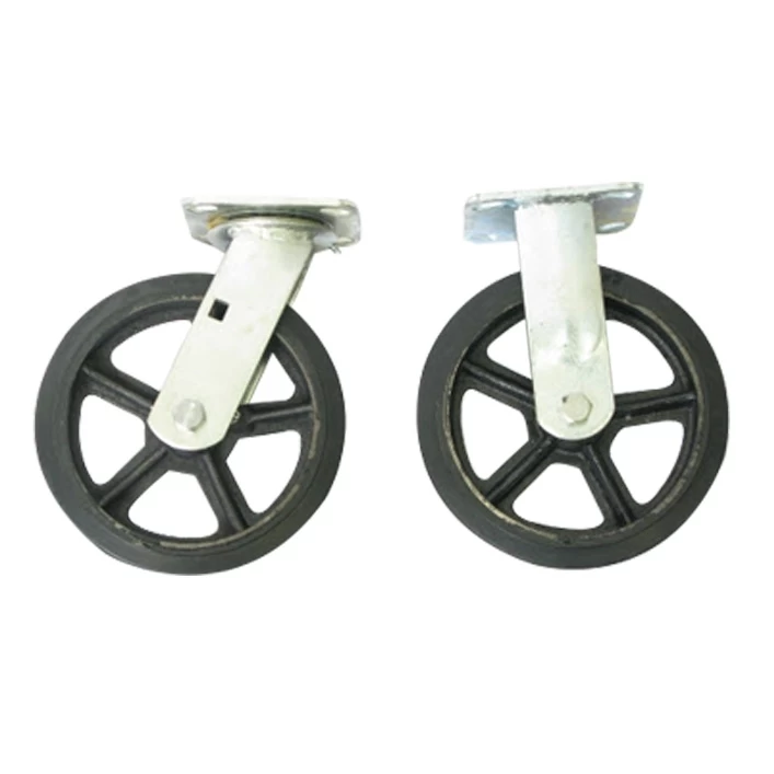 Wesco 36" X 60" Steel Platform Truck, 8" X 2" Rubber Casters, 2,300 Lb. Capacity 5 Wesco 36" X 60" Steel Platform Truck, 8" X 2" Rubber Casters, 2,300 Lb. Capacity - Image 3