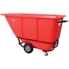 Wesco 1/2 Cu. Yd. Red Standard Tilt Cart, 850 Lb. Capacity 1 Wesco 1/2 Cu. Yd. Red Standard Tilt Cart, 850 Lb. Capacity -container 272578