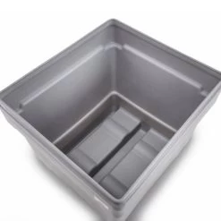 362 Gallon Gray Heavy Duty Bin, 2-Way Molded Base, MonsterCombo® 2856 -container 2800 gray 2 17